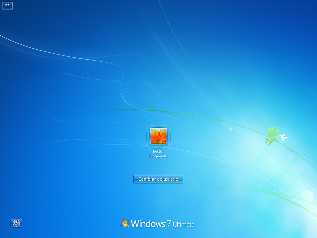 Pantalla Inicio Windows 7